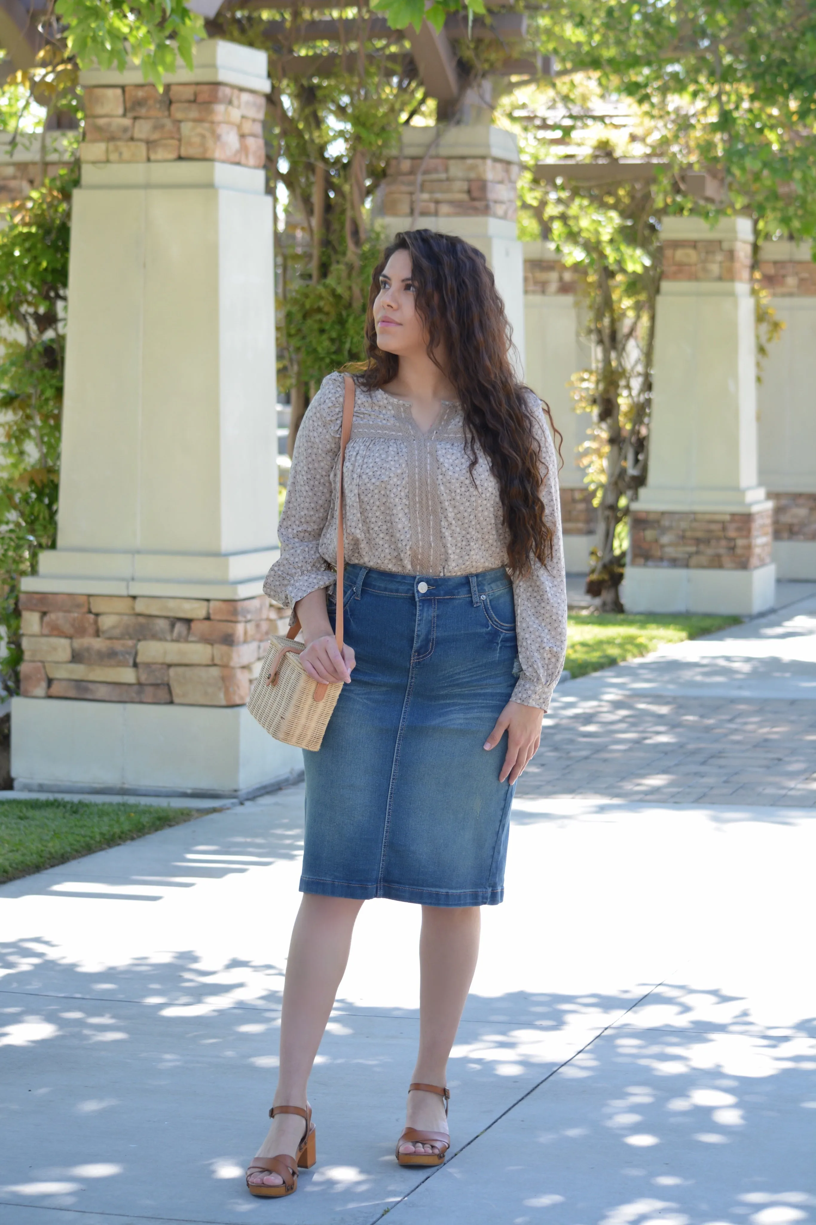 Adie Tan Crochet Floral Top
