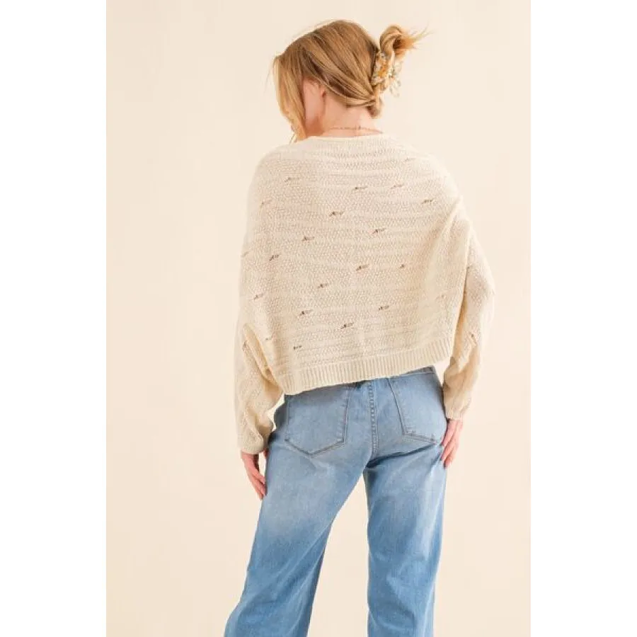 And The Why Dolman Sleeves Sweater