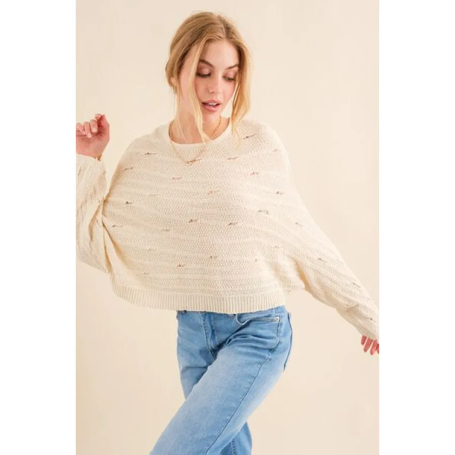 And The Why Dolman Sleeves Sweater