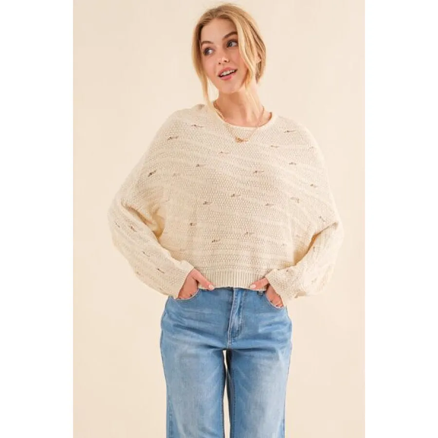 And The Why Dolman Sleeves Sweater