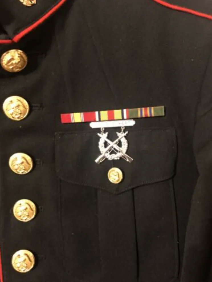 Authentic 41S USMC Dress Blue Jacket