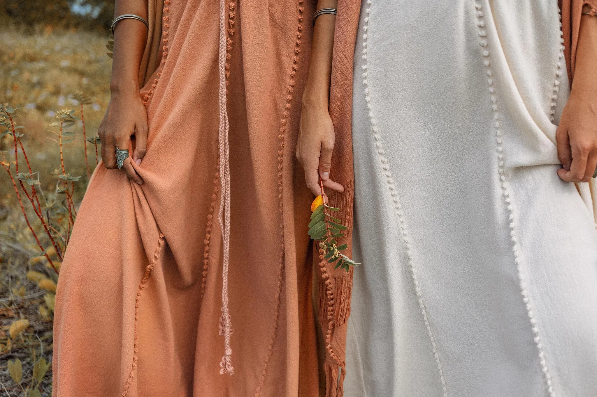 Boho Goddess Dress • Bohemian Dress • Dusty Pink Open Back Dress