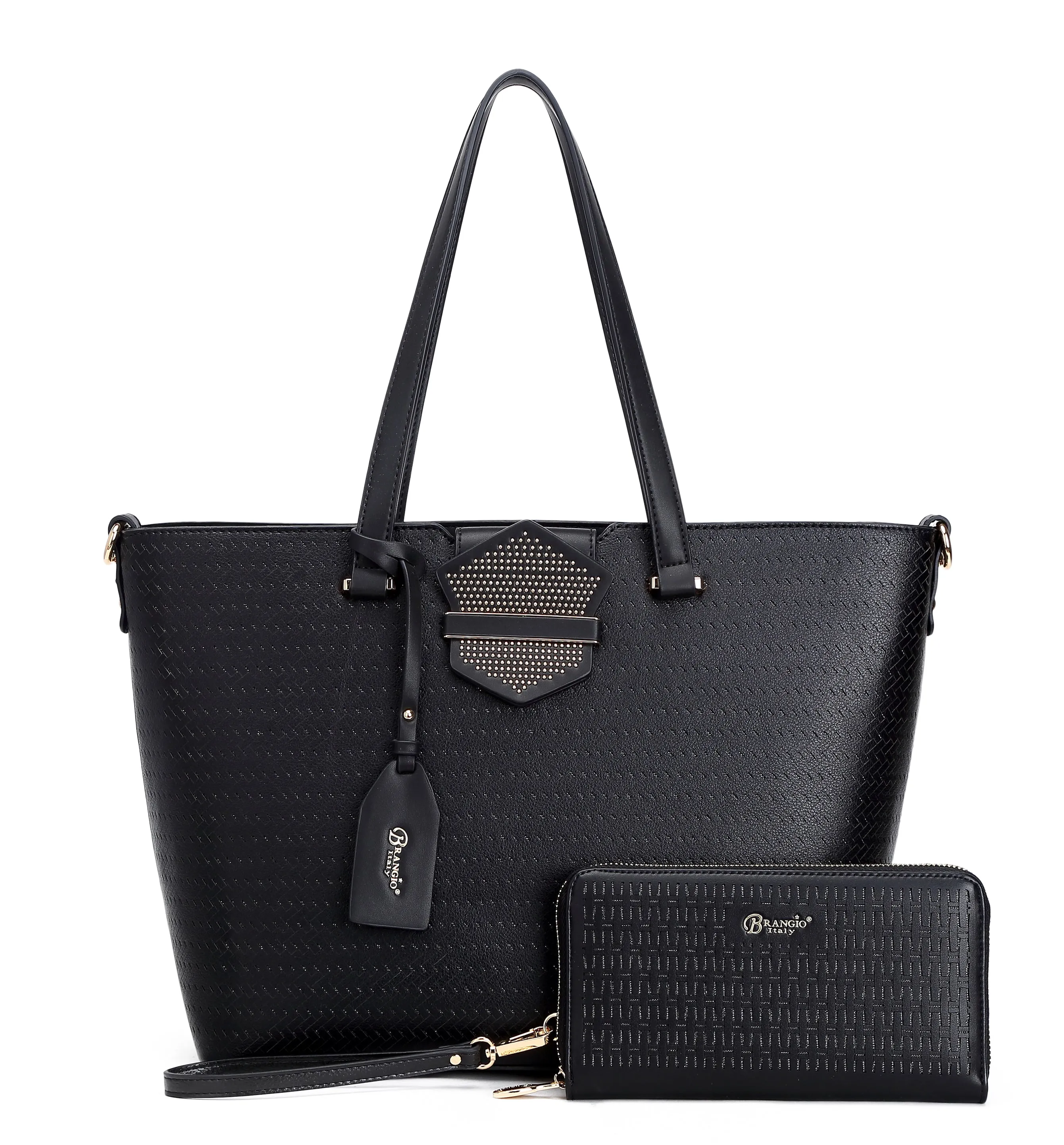 Brangio Stylish Perforated Tote Bag