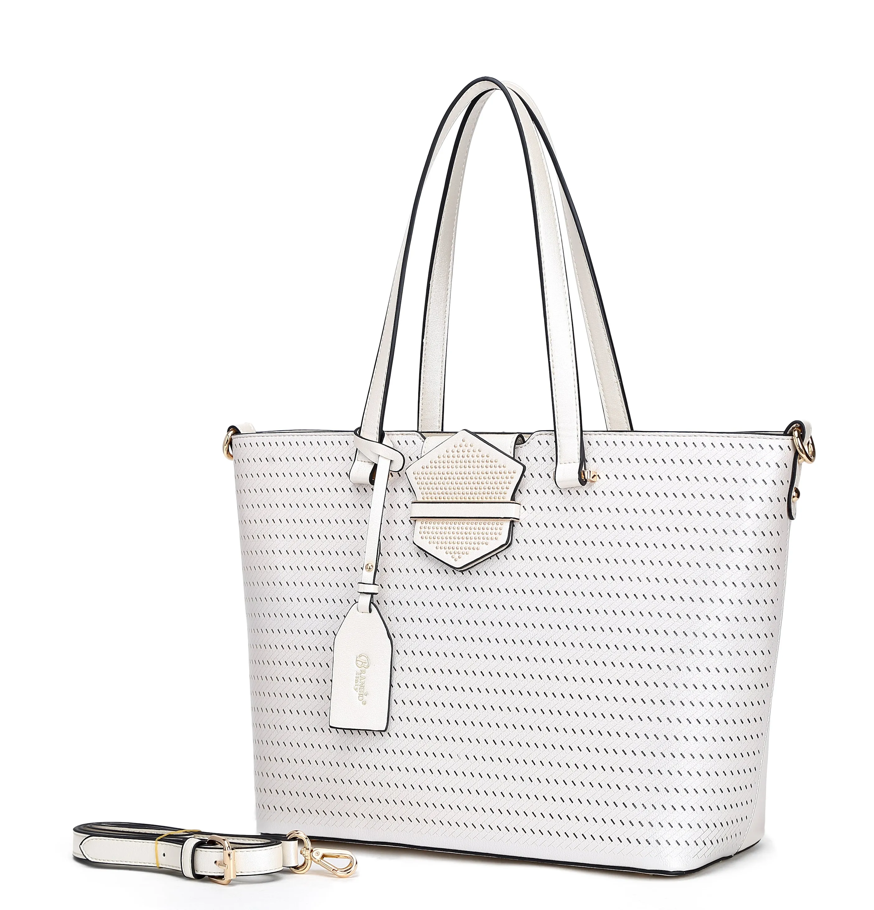Brangio Stylish Perforated Tote Bag