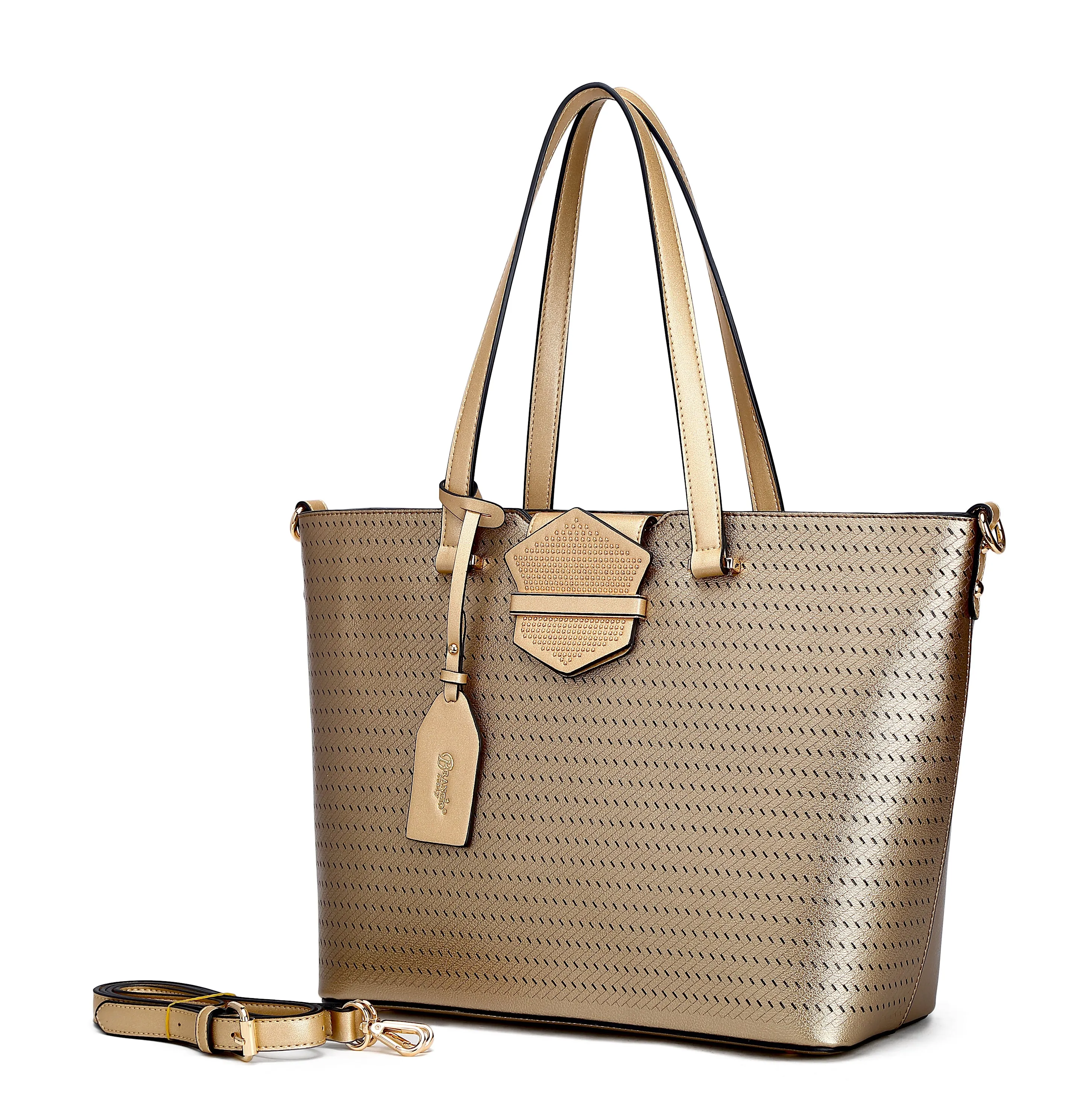 Brangio Stylish Perforated Tote Bag