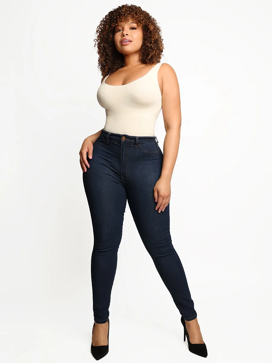 Classic Ivory Slimming Bodysuit Tank