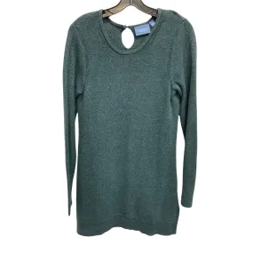 Dress Sweater By Simply Vera In Teal, Size: M