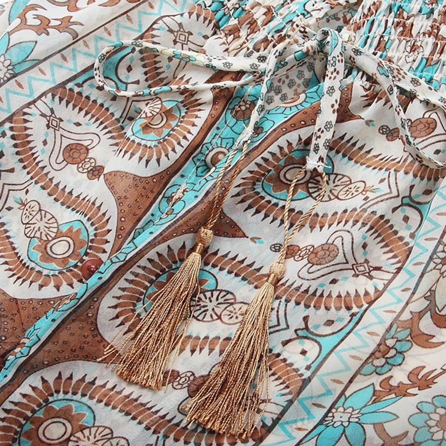DressBetty - 2024 Gypsy Hippie Women's Summer Boho Dress