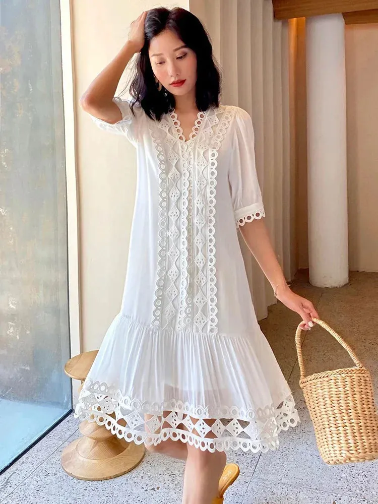 DressBetty - 2024 Summer Holiday Long Dress Vocation Beach Ladies New Midi Dress