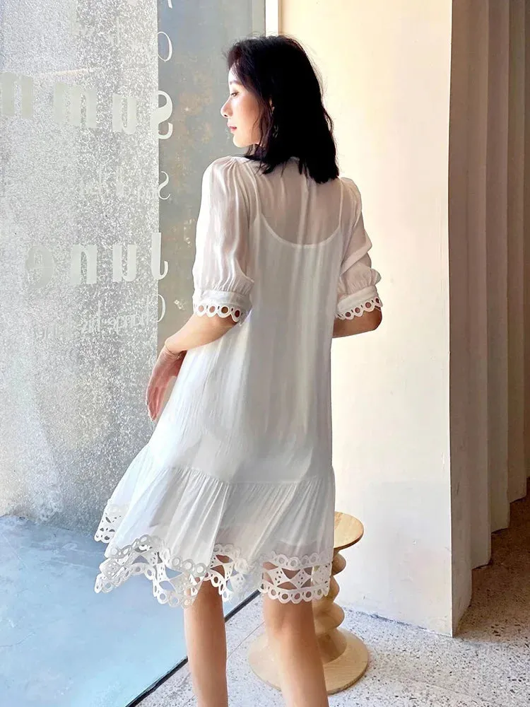 DressBetty - 2024 Summer Holiday Long Dress Vocation Beach Ladies New Midi Dress