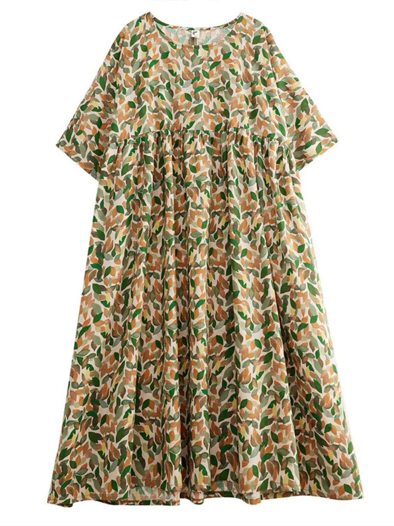 Ever-Pretty Women's Round Neck Smock Dress