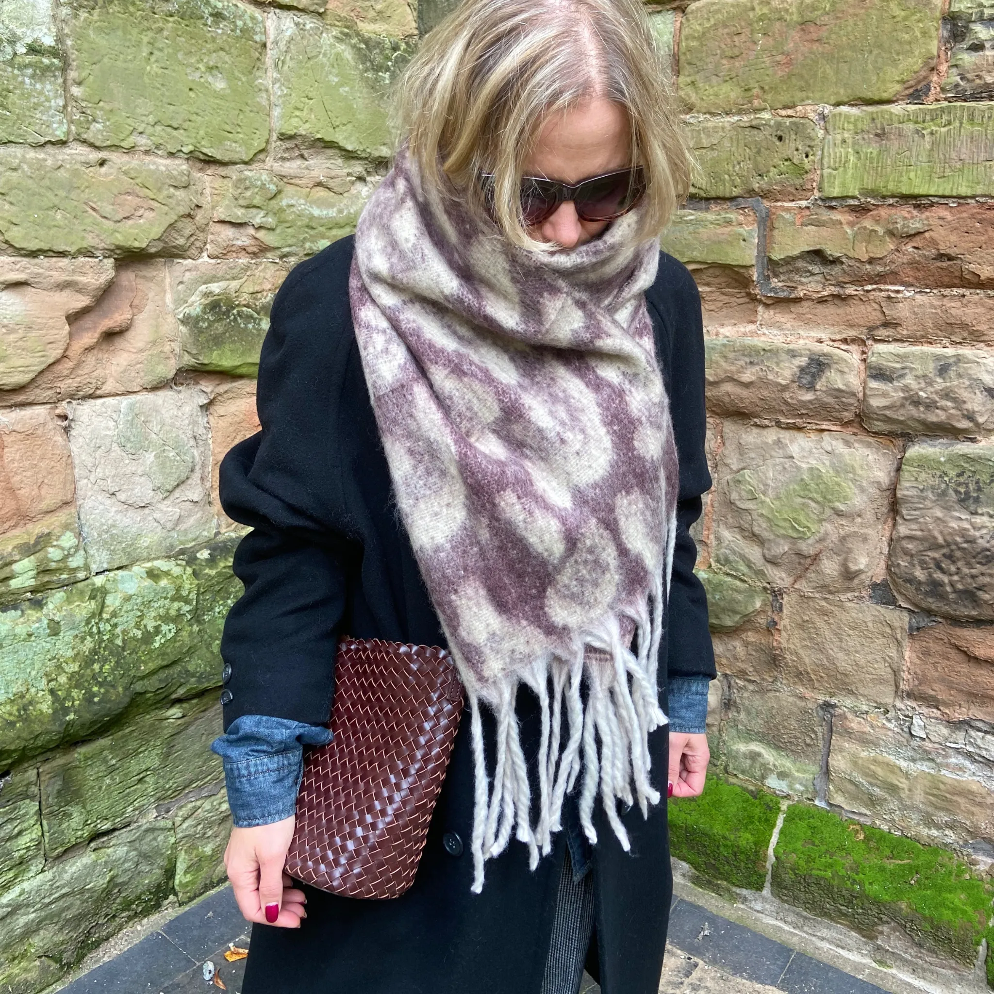 Fluffy Leopard Print Scarves