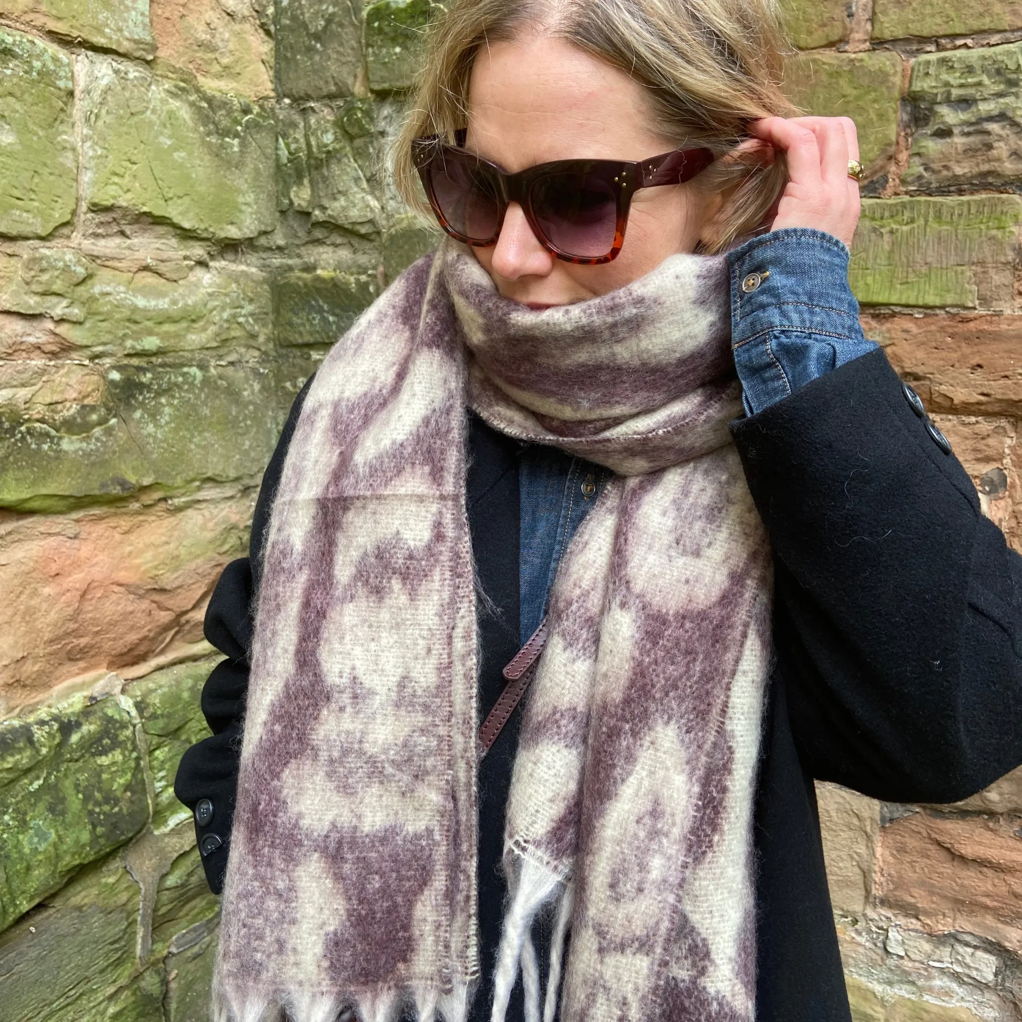 Fluffy Leopard Print Scarves