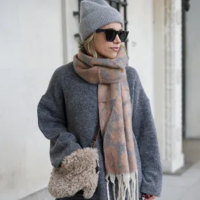 Fluffy Leopard Print Scarves