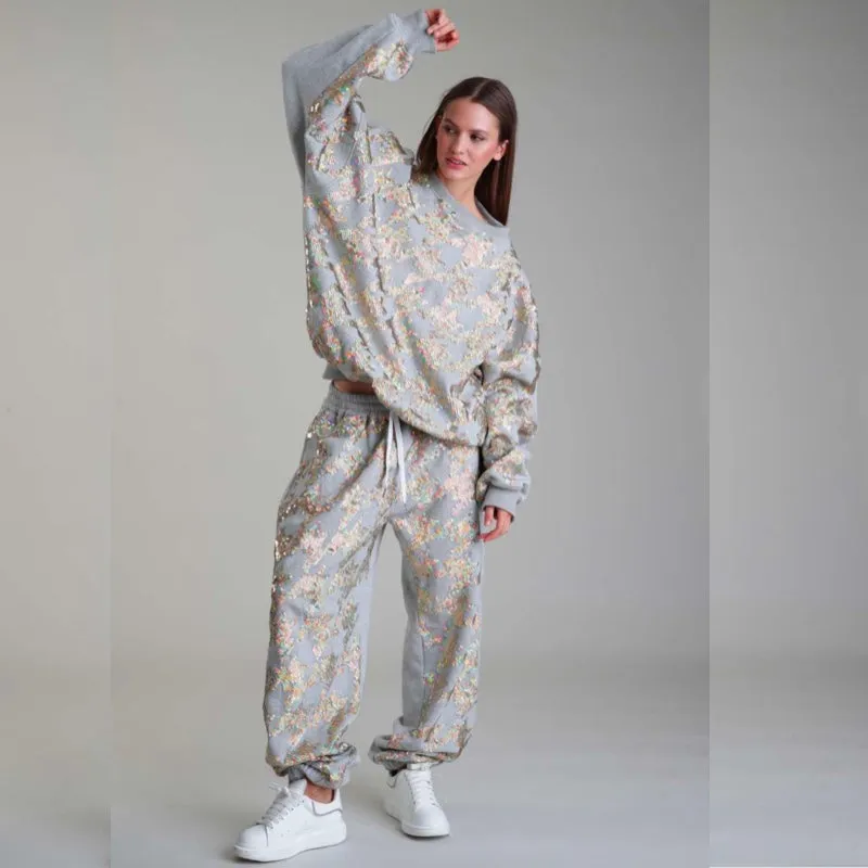 Houndstooth Gold Jumper