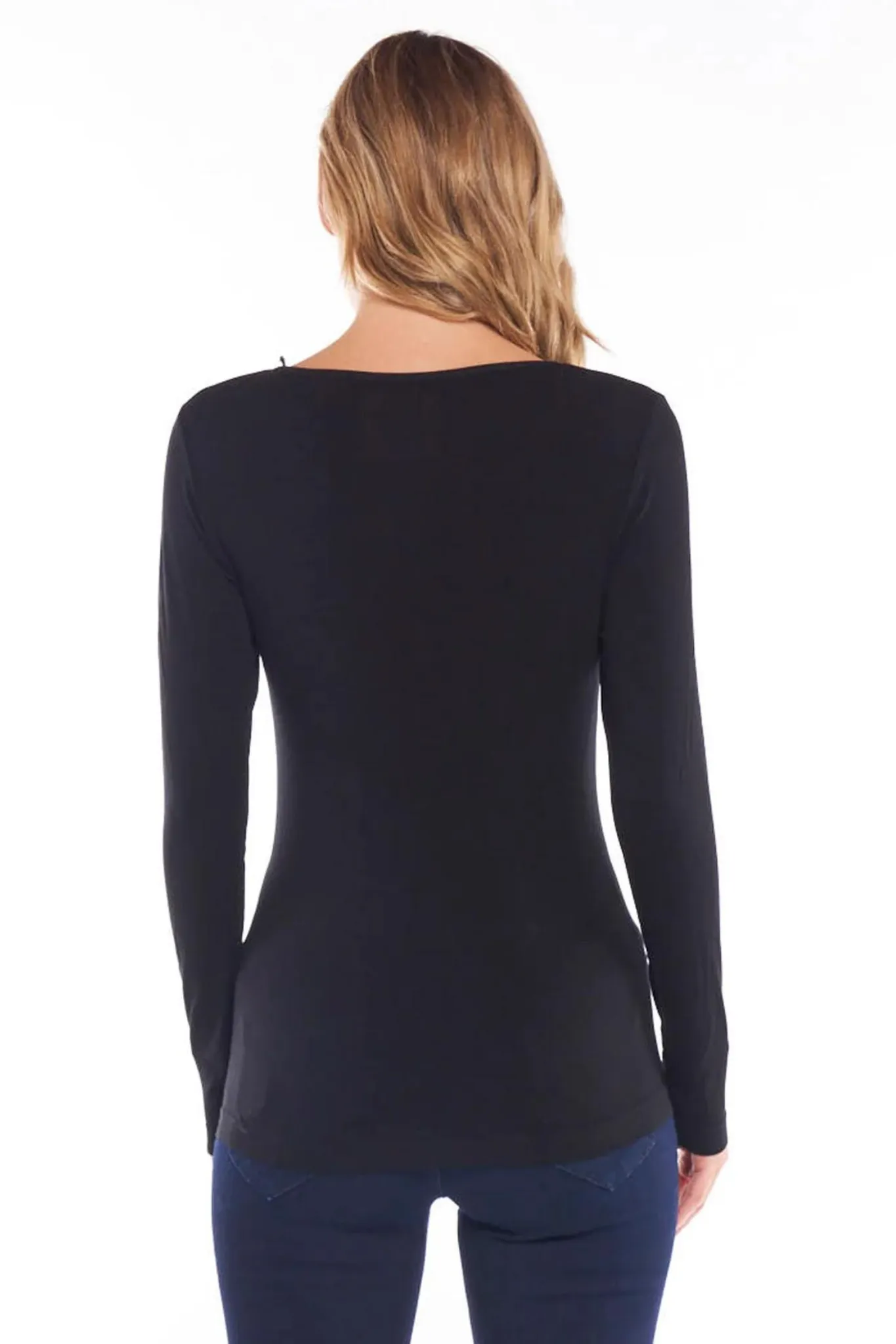 Kelli Long Sleeve Top - Black