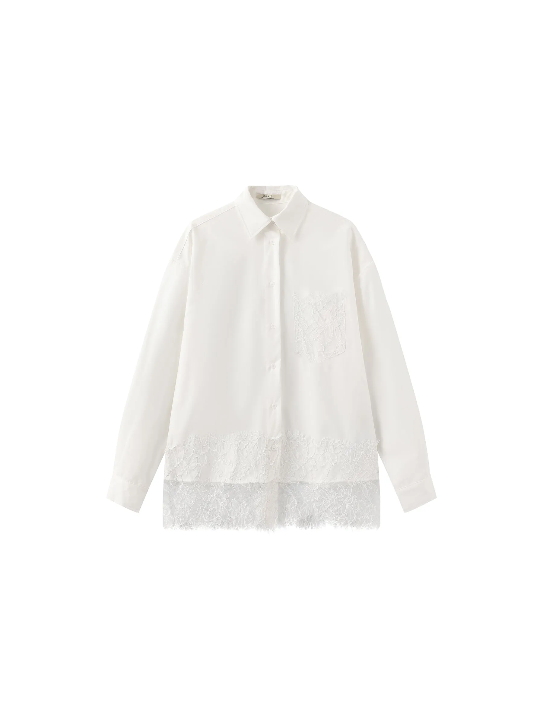 Lace Panel Shirt