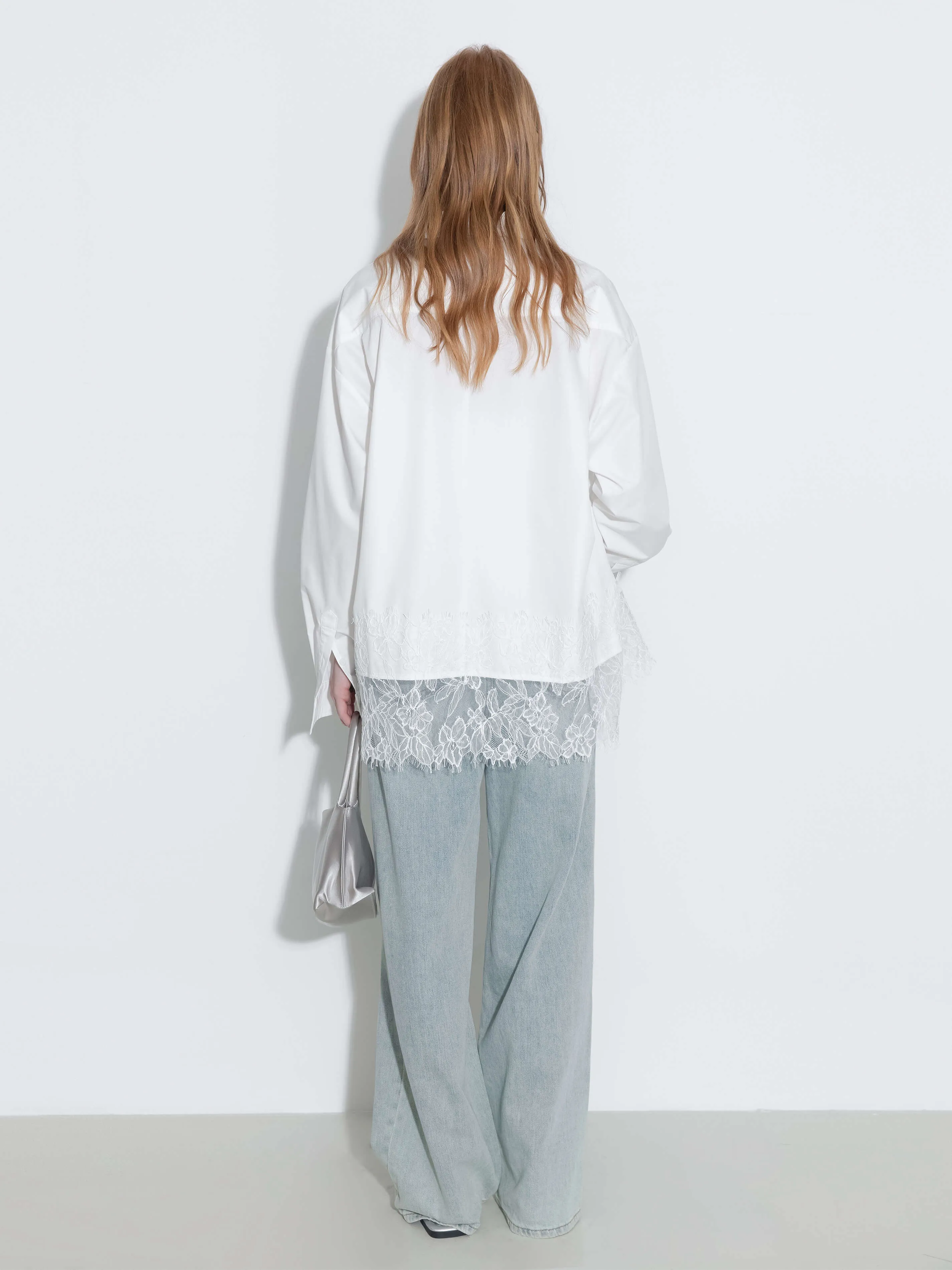 Lace Panel Shirt