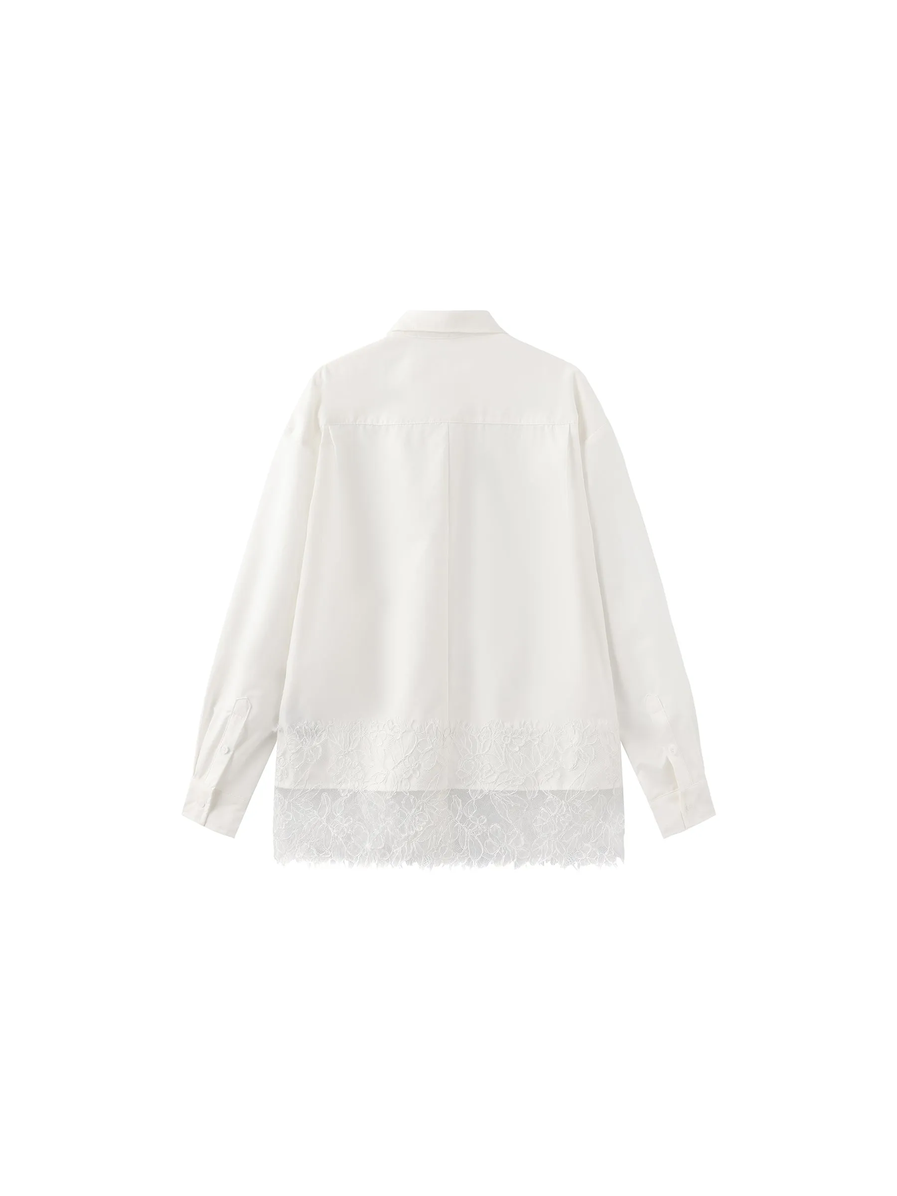 Lace Panel Shirt