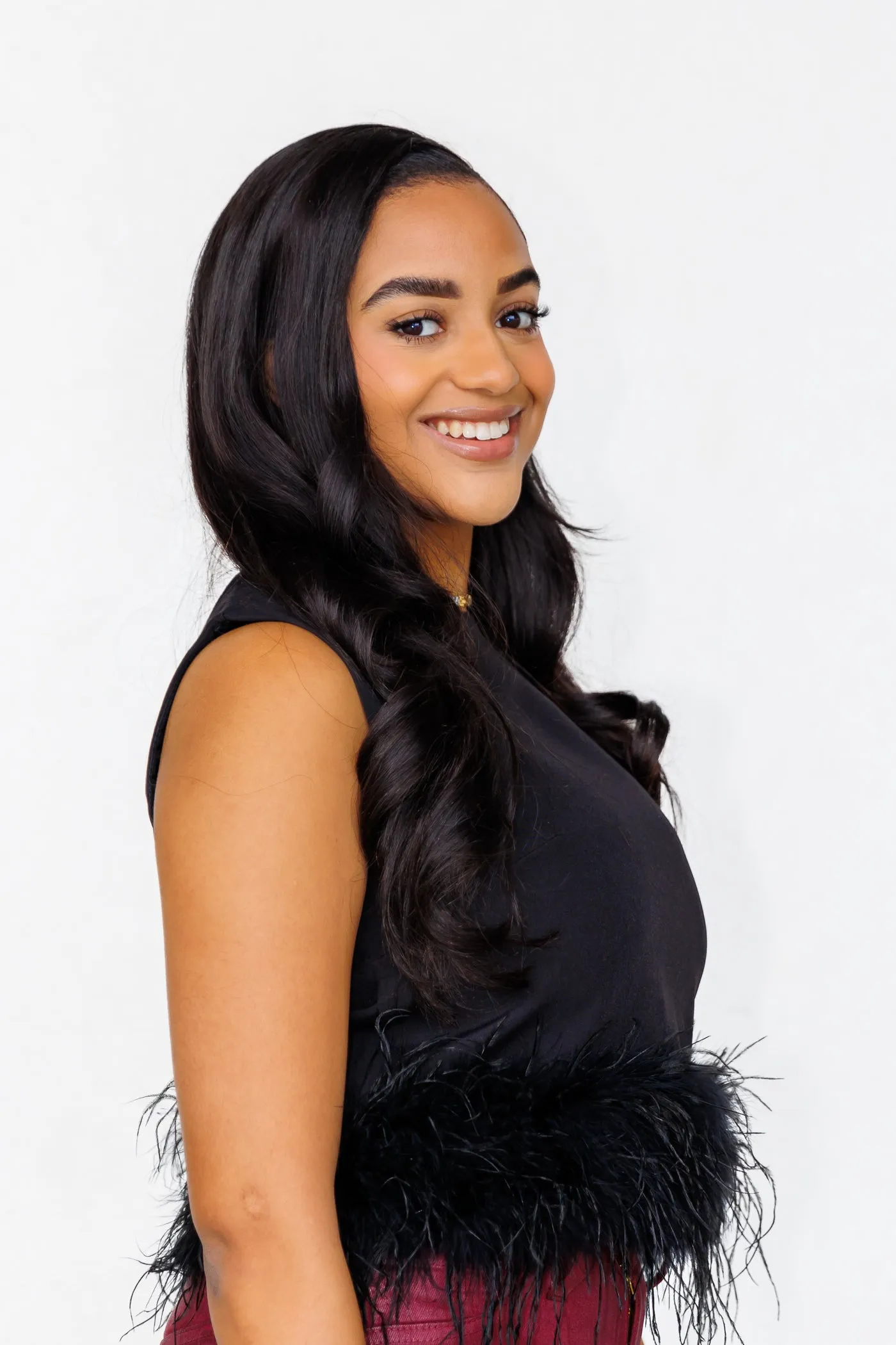 LIZ FEATHER TOP