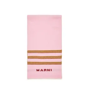 Marni Kids Stripe Logo Scarf