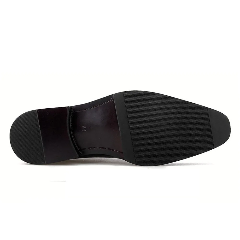 Men Lace Up Black Formal Shoes