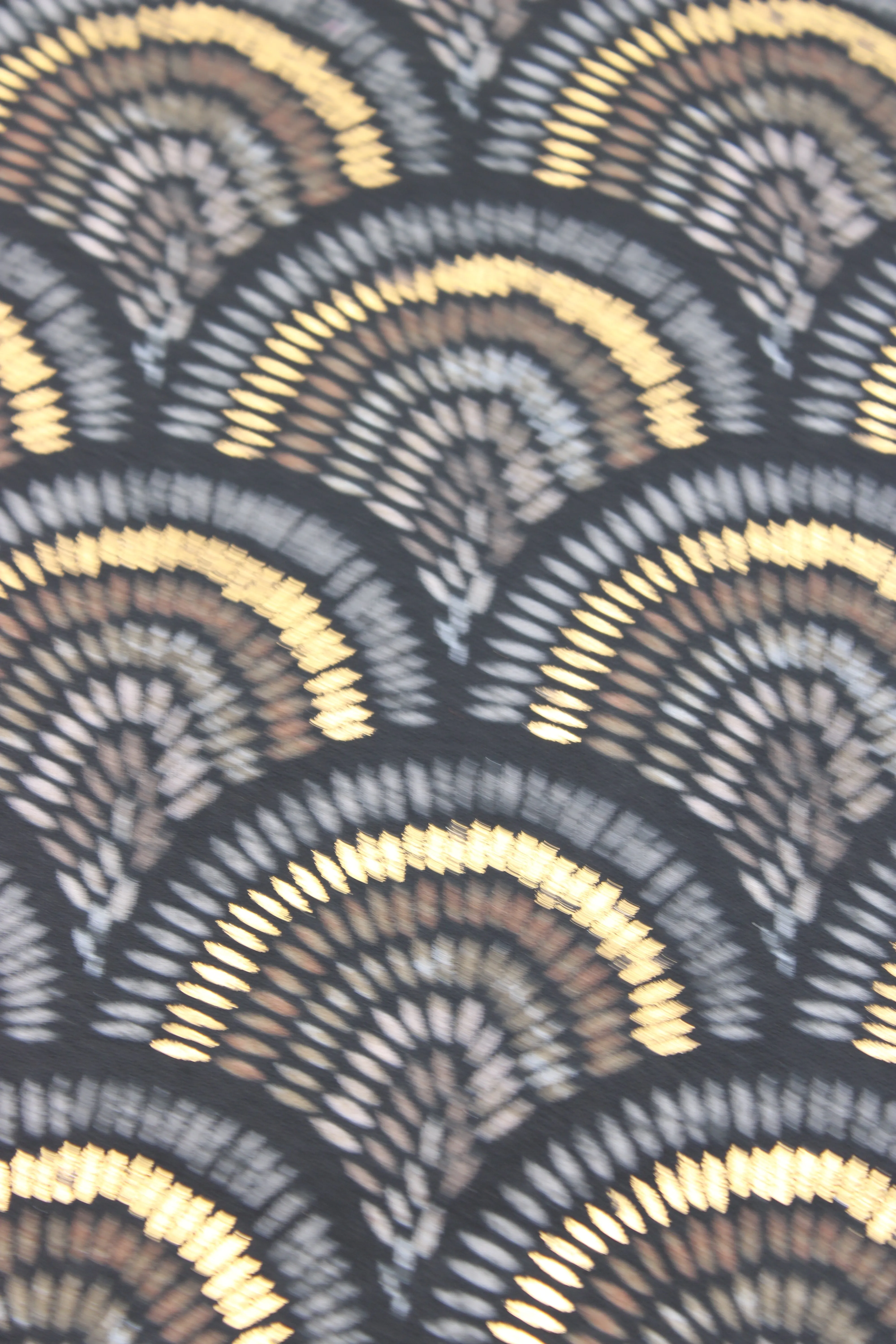 Metallic Detailing Scarf Wrap