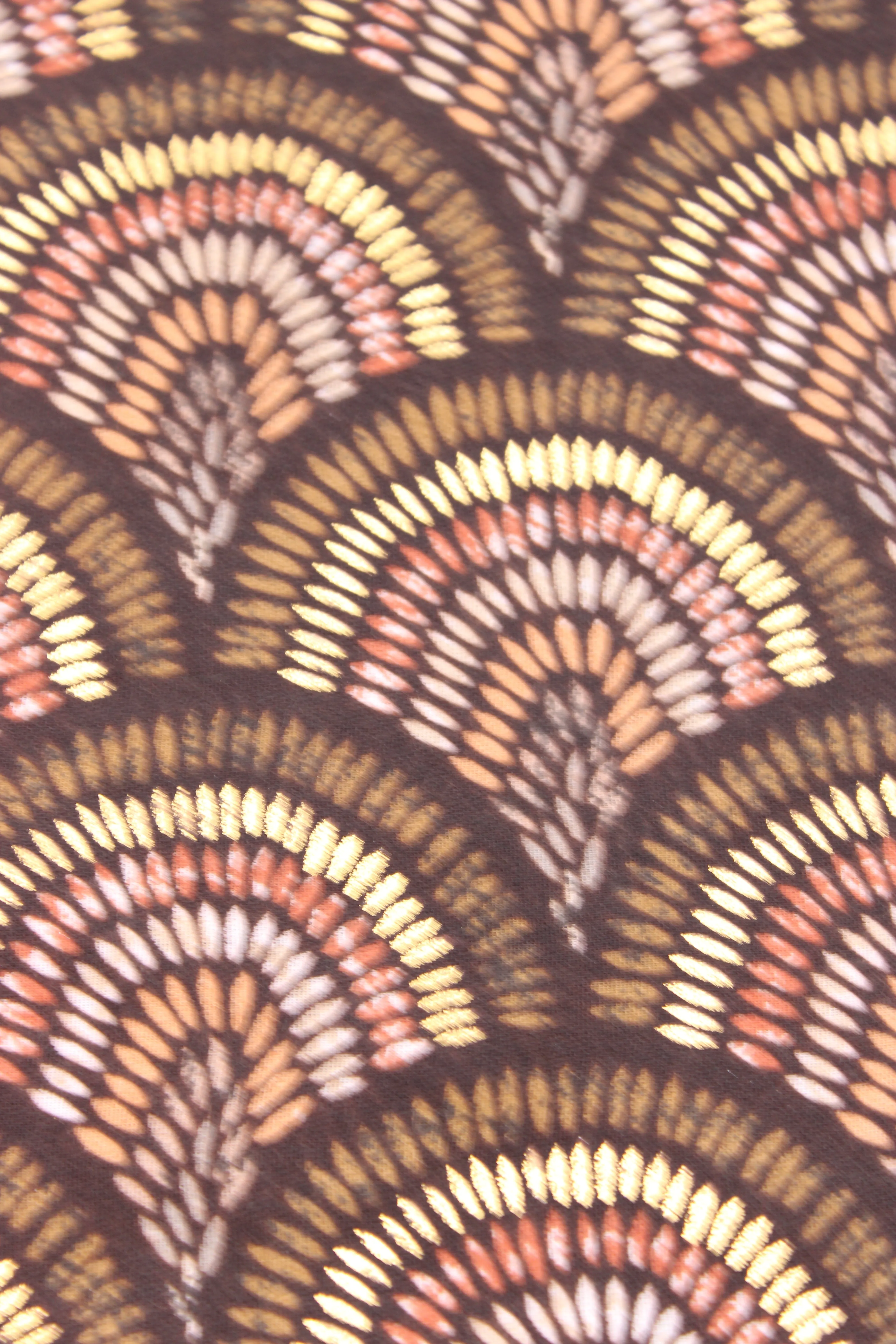 Metallic Detailing Scarf Wrap