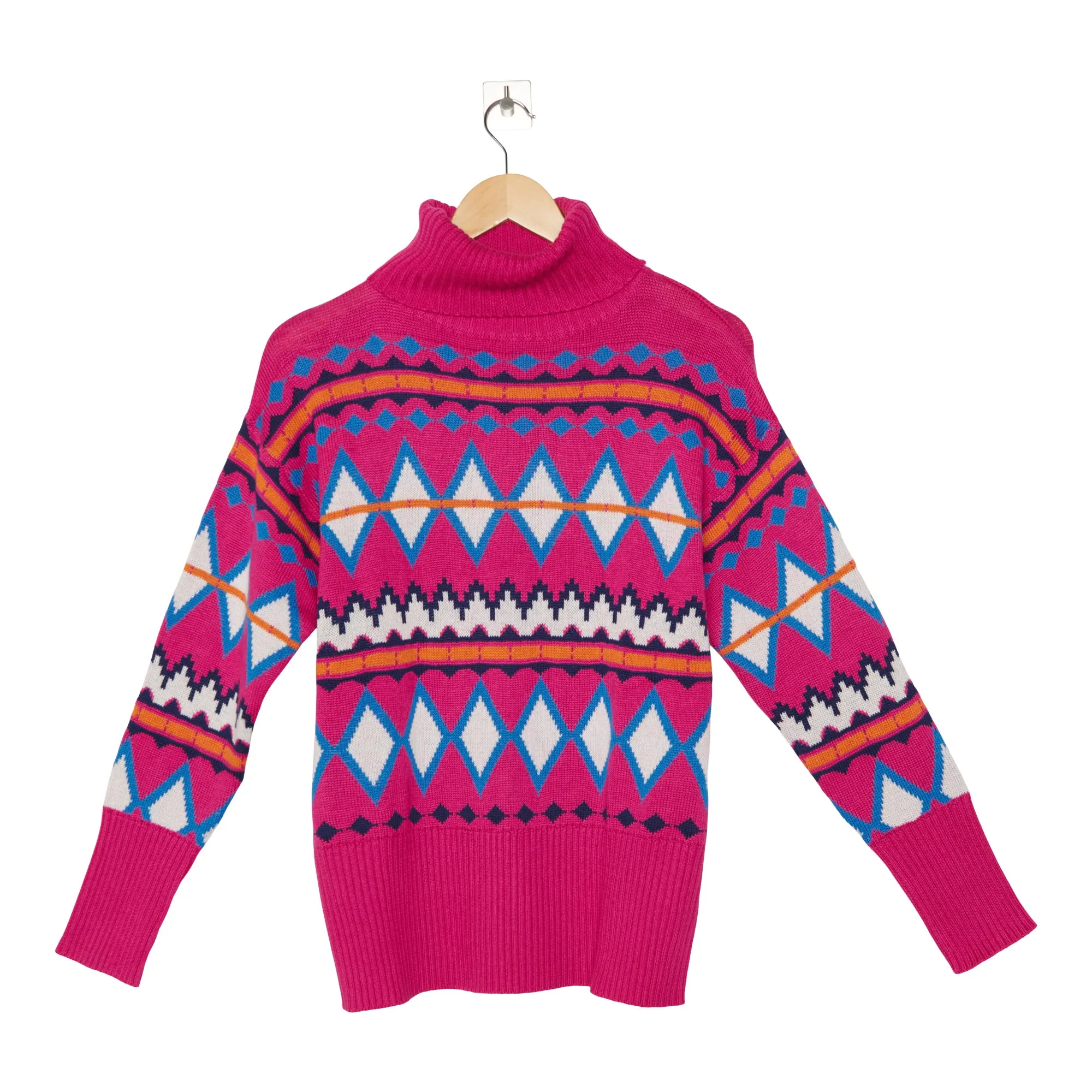 mySTYLE Women's Fair Isle Pullover Sweater