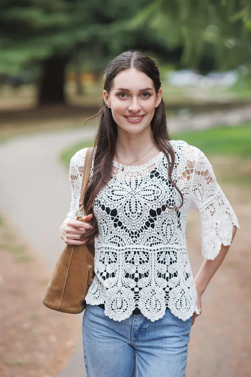 Open Crochet Sweater #116