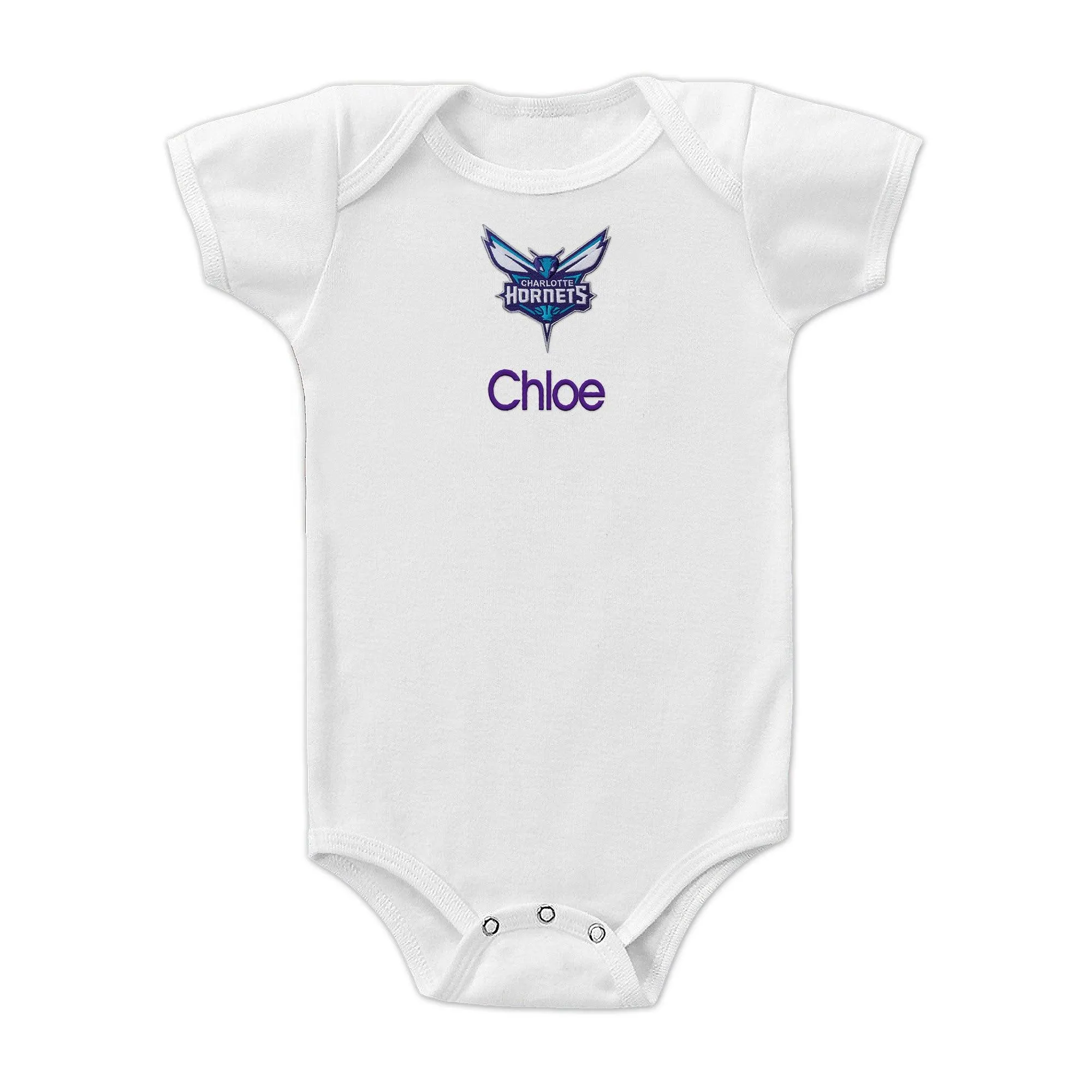 Personalized Charlotte Hornets Bodysuit
