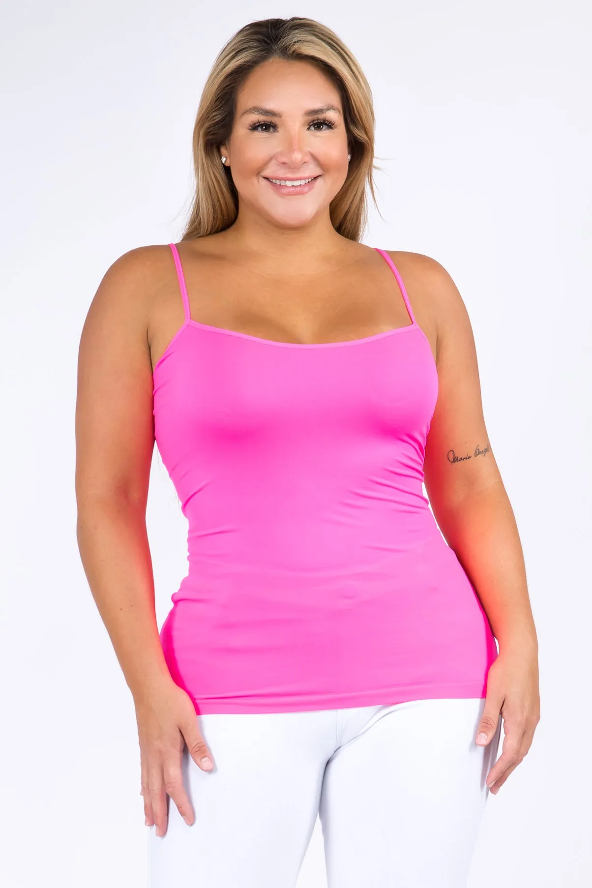 Plus Size Seamless Cami Tank Top