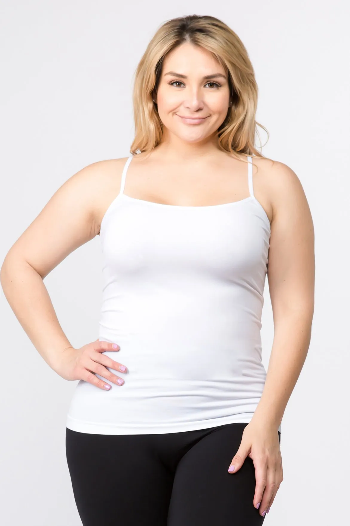 Plus Size Seamless Cami Tank Top