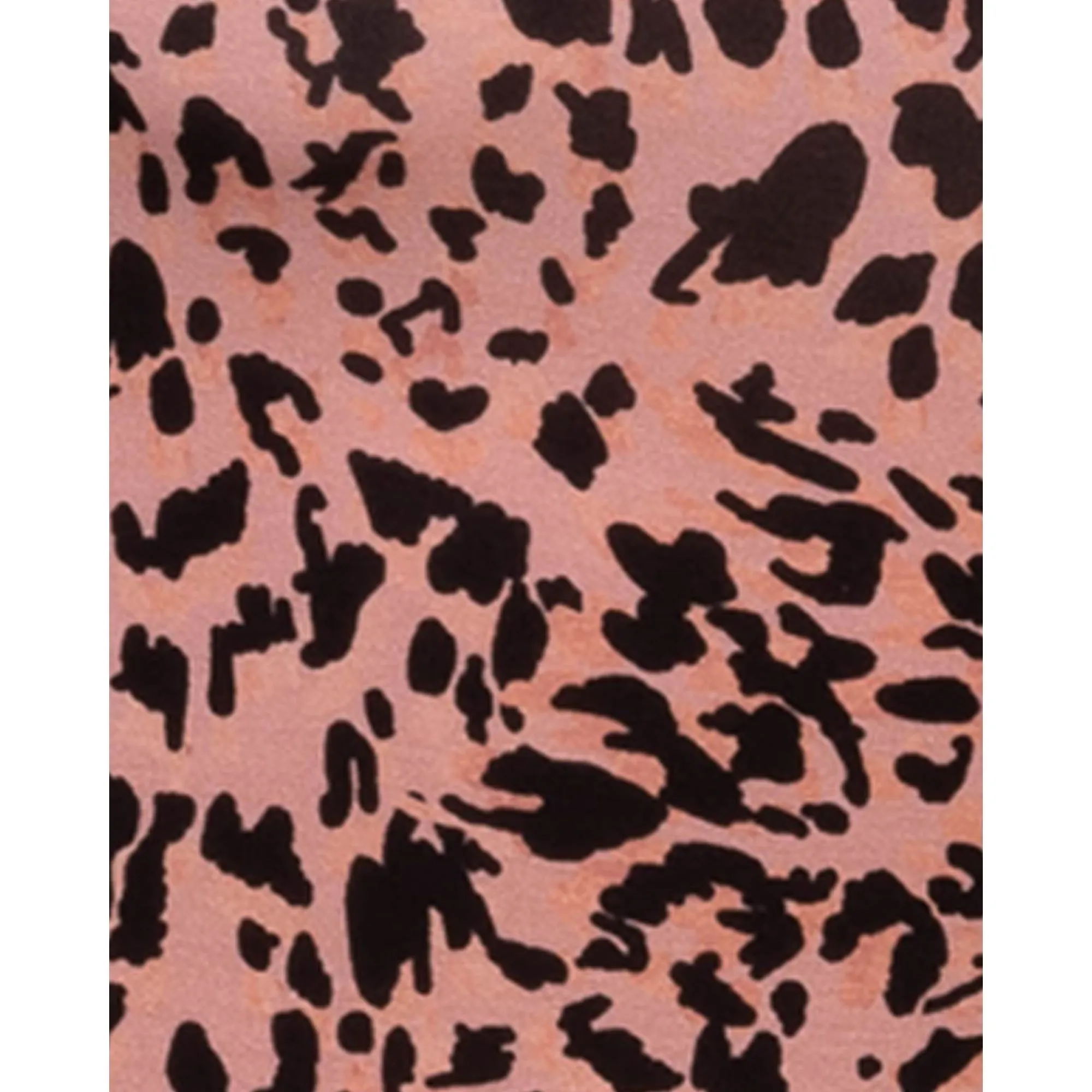 Printed Viscose Boat Neck Long Sleeve Bodysuit