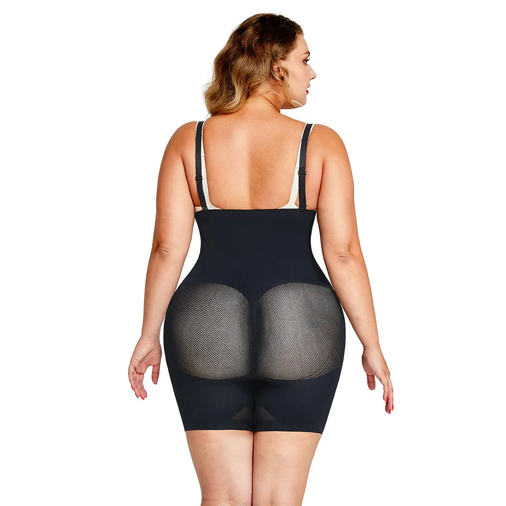 Second Skin Seamless Hourglass Slimming Open Bust Bodysuit Shaper