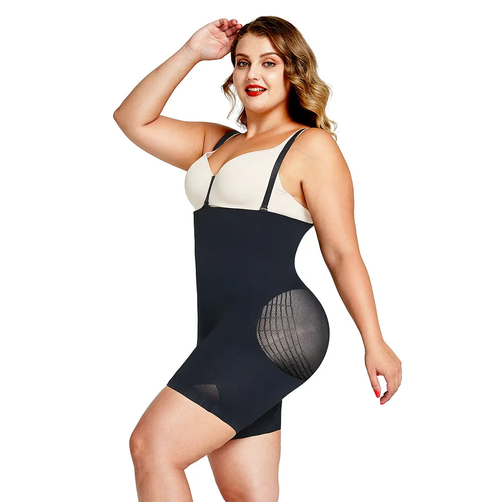 Second Skin Seamless Hourglass Slimming Open Bust Bodysuit Shaper