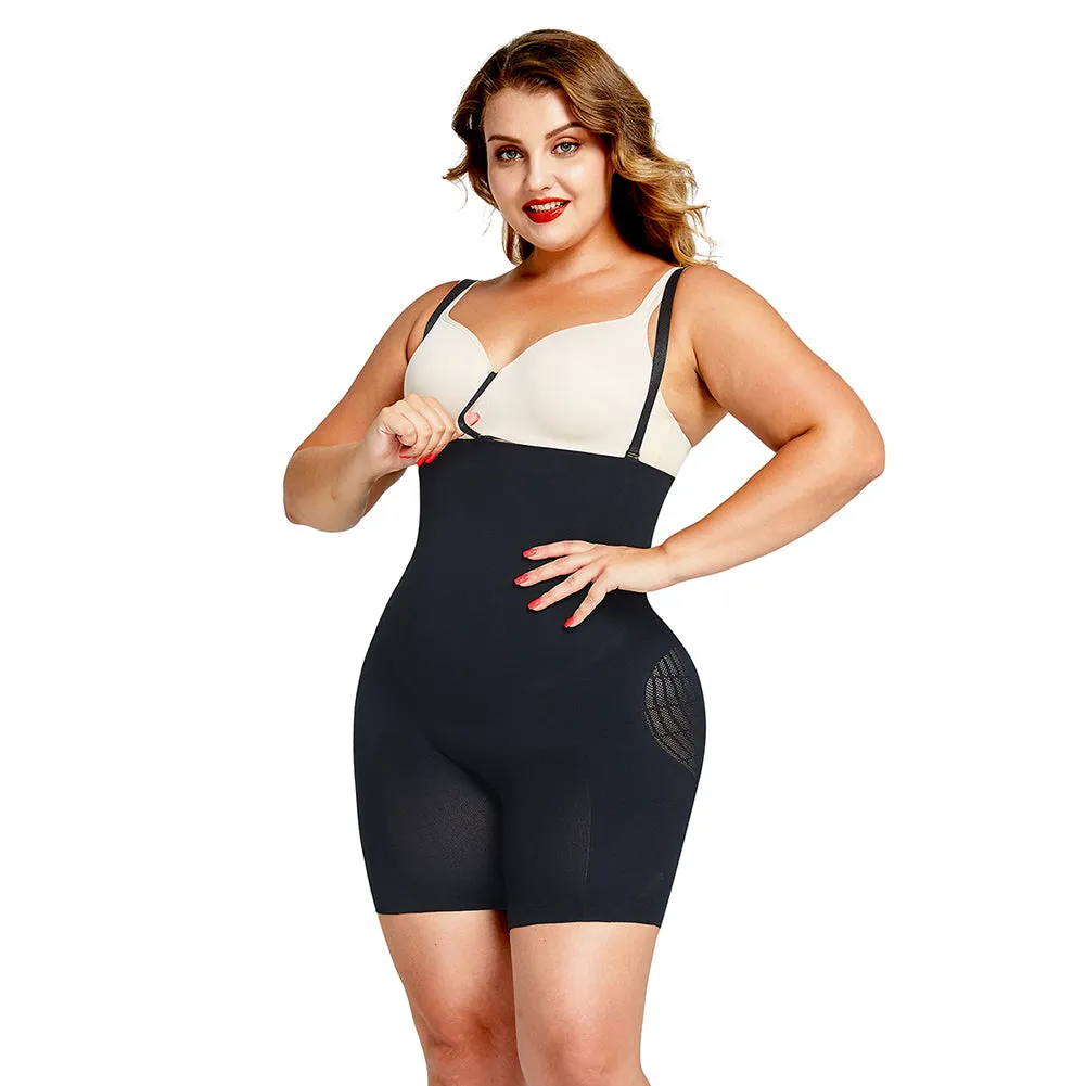 Second Skin Seamless Hourglass Slimming Open Bust Bodysuit Shaper