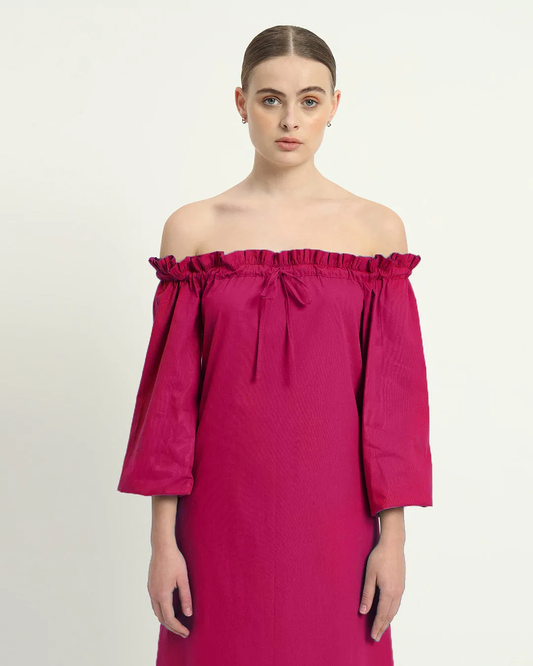 The Carlisle Berry Cotton Dress
