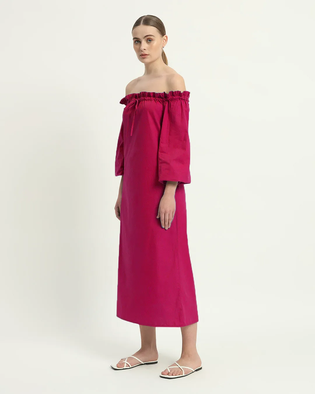 The Carlisle Berry Cotton Dress