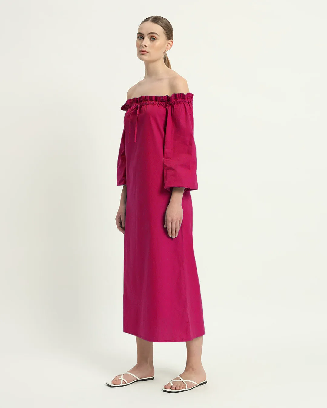 The Carlisle Berry Cotton Dress