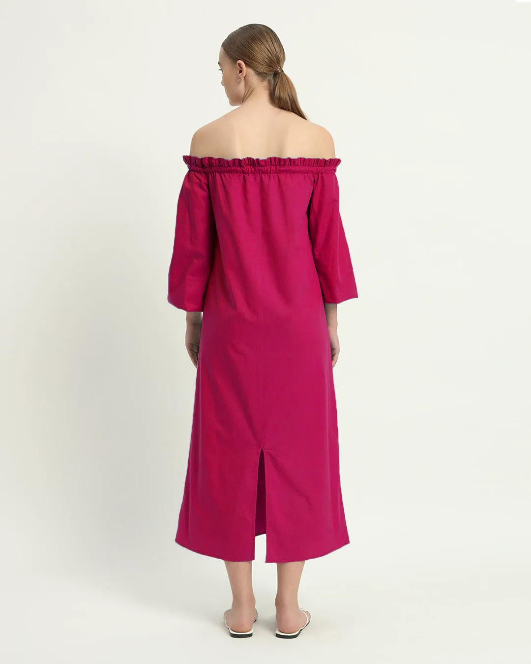 The Carlisle Berry Cotton Dress