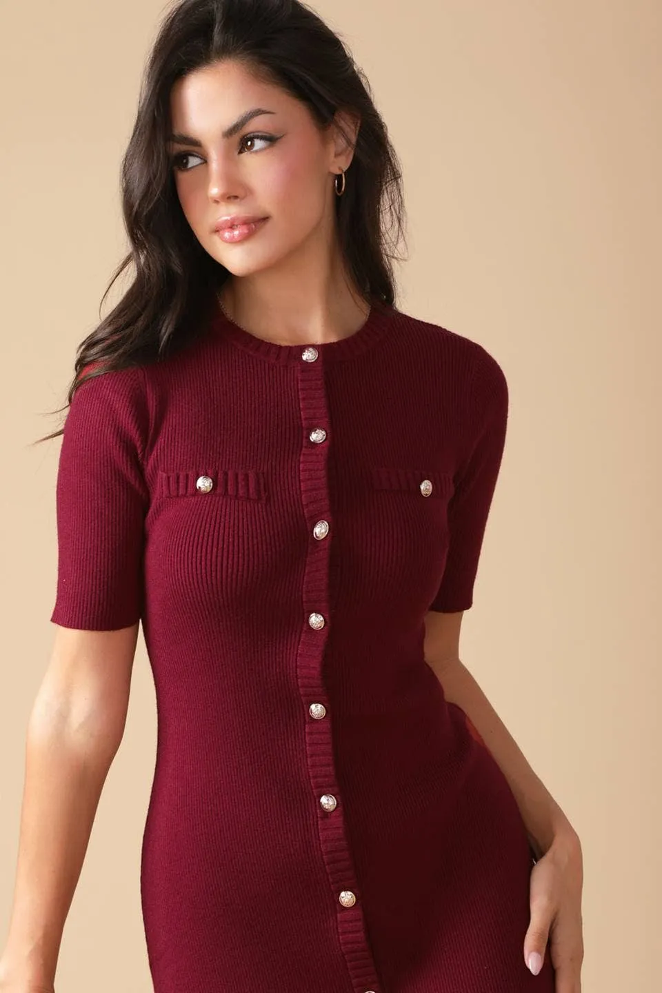 Vollie Sweater Knit Midi Dress FINAL SALE