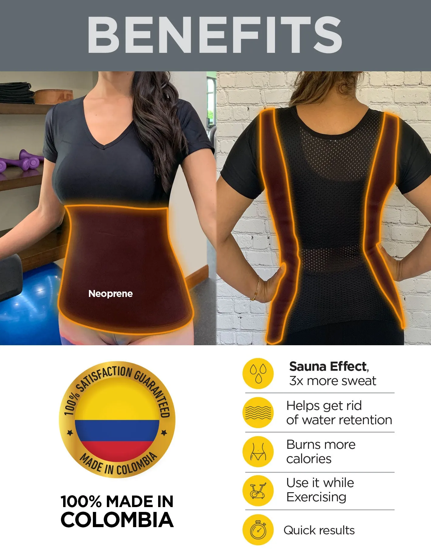 Waist Trainer Vest Corset Neoprene Sauna Tank Top Darlene