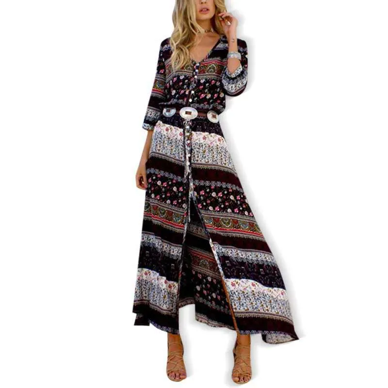 Women's  Bohemian Print New Dress