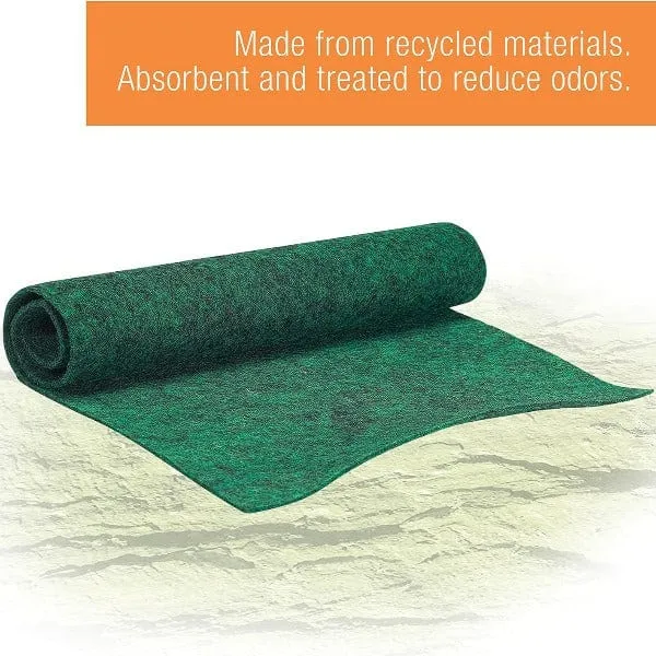 Zilla Terrarium Liner Reptile Bedding; Green
